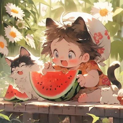 吃瓜照片萌,萌态照片背后的趣味故事